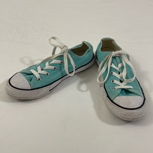 Girls Size 2 Teal Converse!
